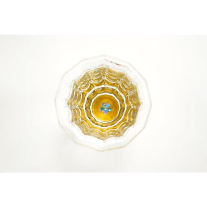 Mangekyo Glass - Gold Cherry Blossoms & Mother of Pearl