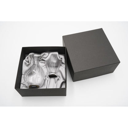 Tokkuri & Sake Cup Set - Gold Cherry Blossoms & Mother of Pearl