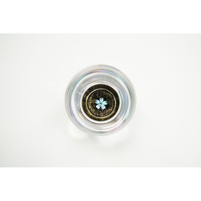 Sake Cup - Gold Cherry Blossoms & Mother of Pearl