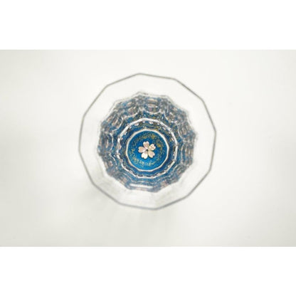 Mangekyo Glass - Gold Cherry Blossoms & Mother of Pearl