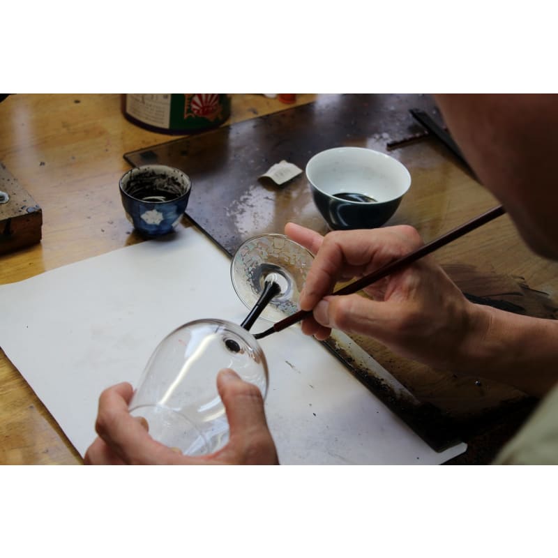 Wine Glass - Ishigaki & Mother of Pearl