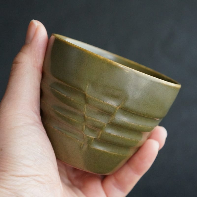 Round Cup - CHOBUN Carved Design
