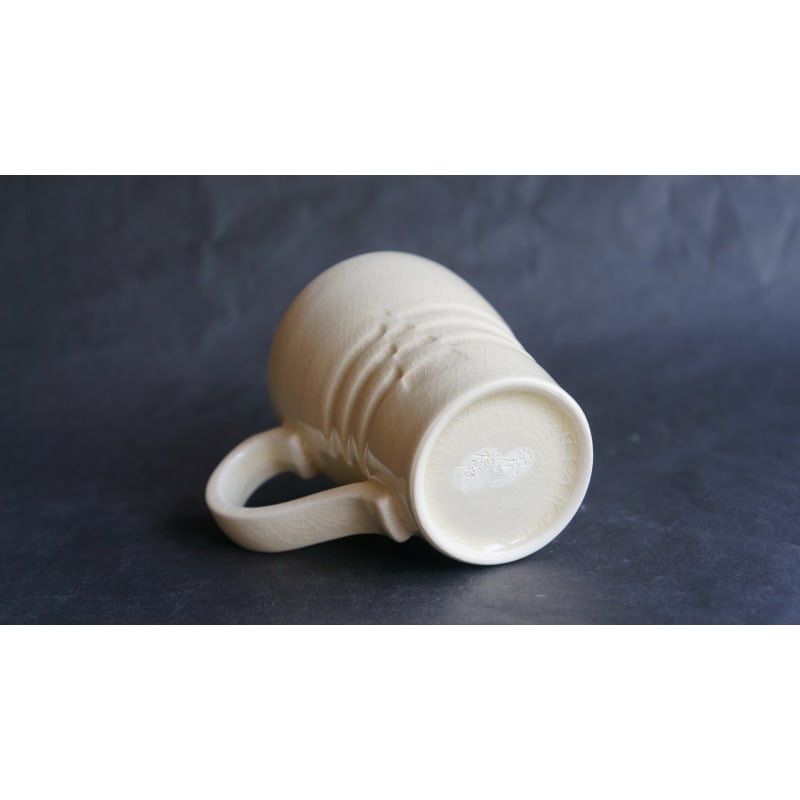 Mug Cup - CHOBUN Carved Design White