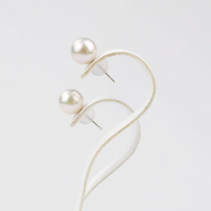 Boucles d'oreilles à tige - Perle Akoya 7,5-8,0 mm