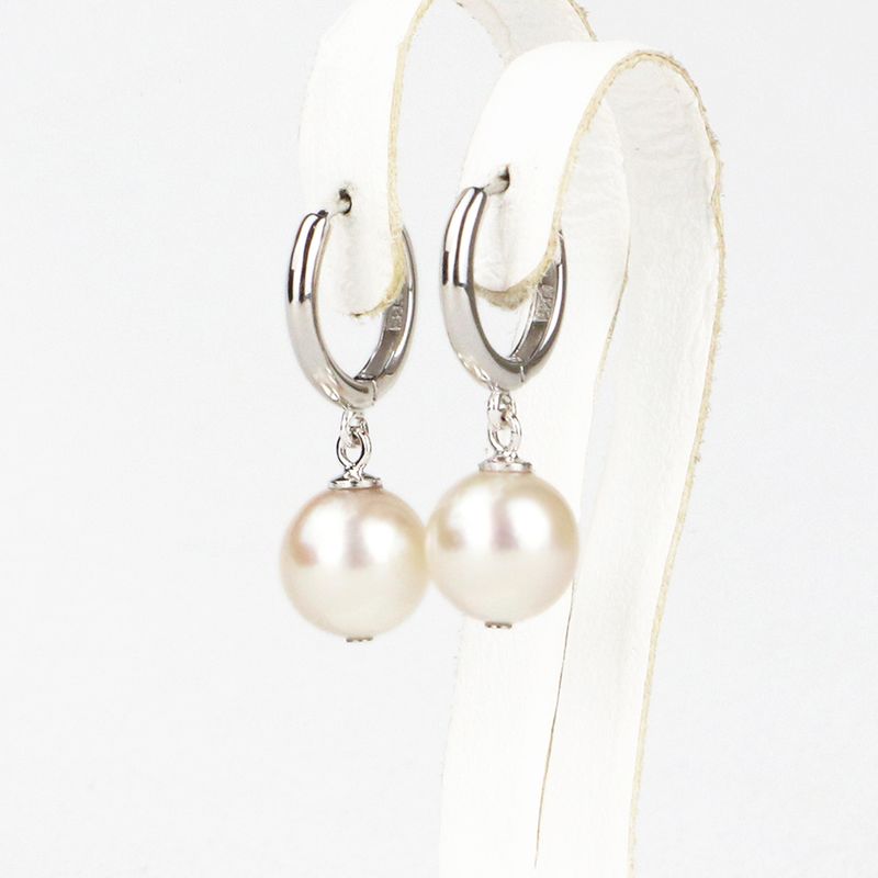 Hoop Earrings - Akoya Pearl 8.5-9.0mm