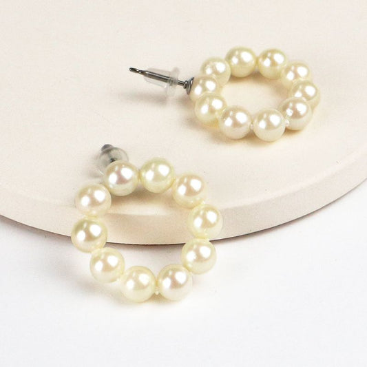 Stud Earrings - Akoya Baby Pearl 10-Round 5.0-5.5mm