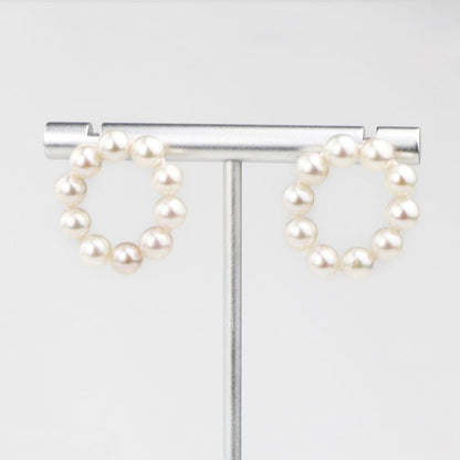 Stud Earrings - Akoya Baby Pearl 10-Round 5.0-5.5mm