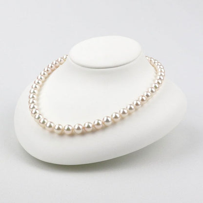 Necklace - Certified Hanadama Pearl 8.0-8.5mm With Certificate