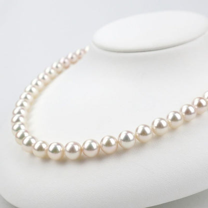 Necklace - Certified Hanadama Pearl 8.0-8.5mm With Certificate