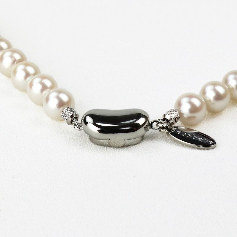 Necklace - Certified Hanadama Pearl 8.0-8.5mm With Certificate
