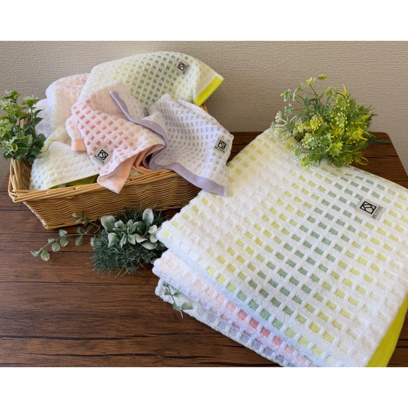 Bath Towel - Gradation Waffle
