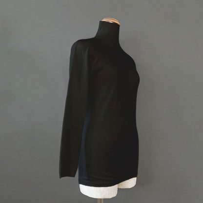 Washable Silk Knit High Neck - HIMEplus
