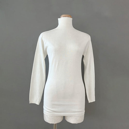 Washable Silk Knit High Neck - HIMEplus