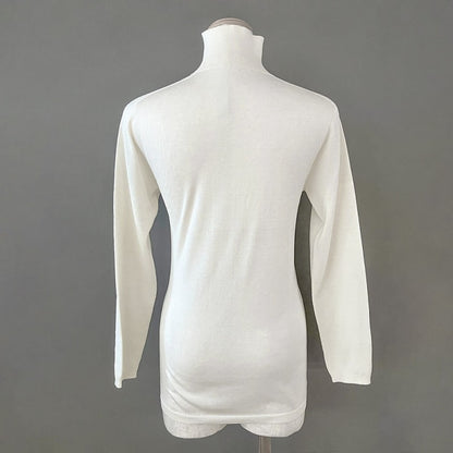 Washable Silk Knit High Neck - HIMEplus