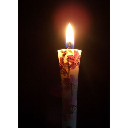 Hand-Painted Japanese Candles - Sakura (Size 3 Set of 2)