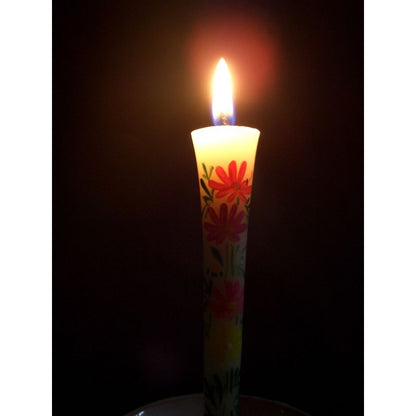 Hand-Painted Japanese Candles - Cosmos (Size 3 Set of 2)