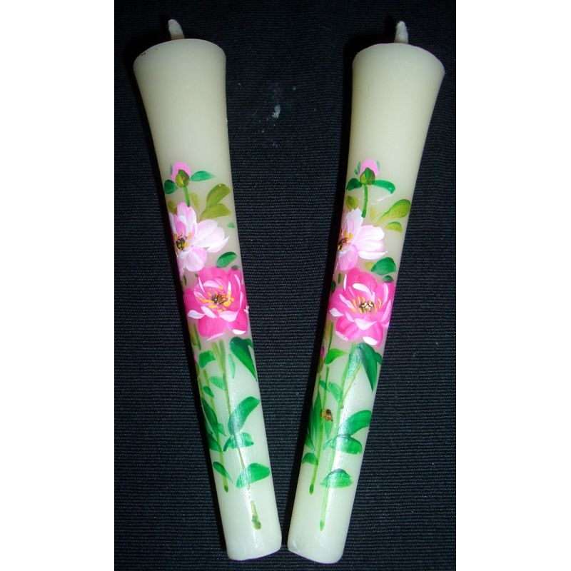 โคมละลายญี่ปุ่นที่พูดว่า - Peony (ขนาด 3 ชิ้น ชุด 2 ชิ้น)