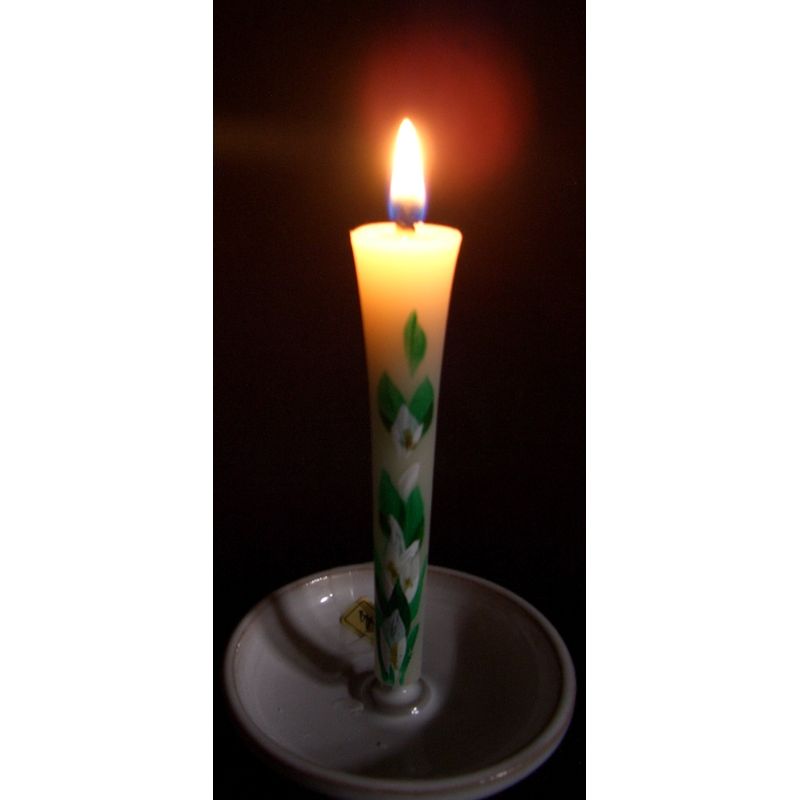 Hand-Painted Japanese Candles - Mizubasho (Size 3 Set of 2)