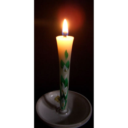 Hand-Painted Japanese Candles - Mizubasho (Size 3 Set of 2)