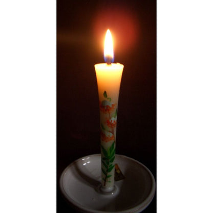 Hand-Painted Japanese Candles - Mitsumata (Size 3 Set of 2)