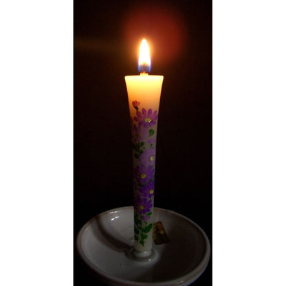 Hand-Painted Japanese Candles - Miyakowasure (Size 3 Set of 2)