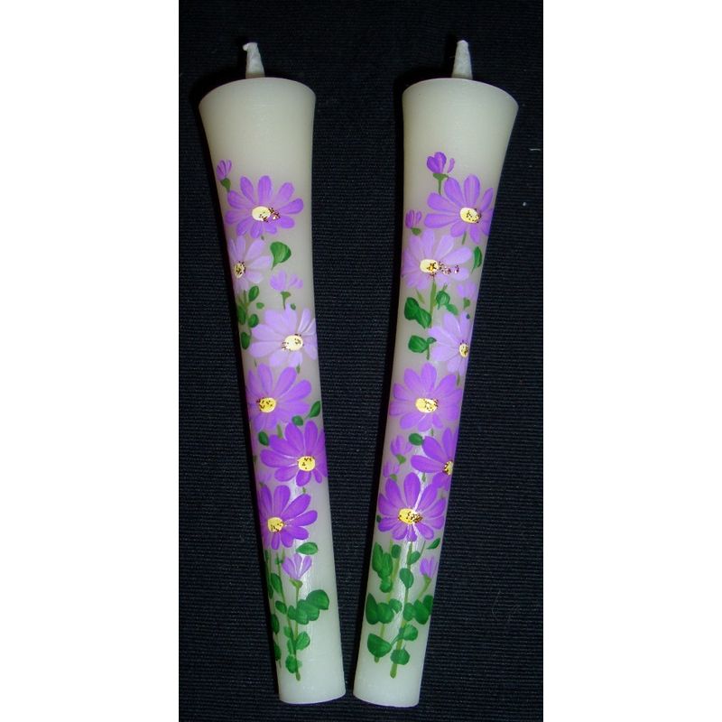 Hand-Painted Japanese Candles - Miyakowasure (Size 3 Set of 2)