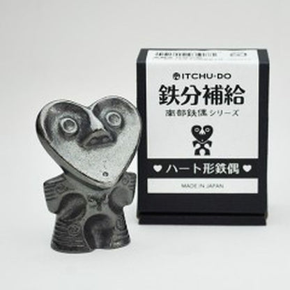Nanbu Tekki Figurine - Heart-Shaped