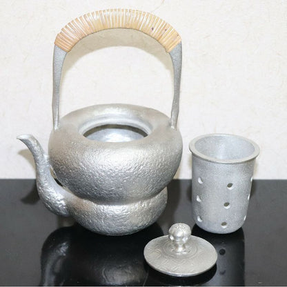 Teapot - Pure Tin Hyotan Shape