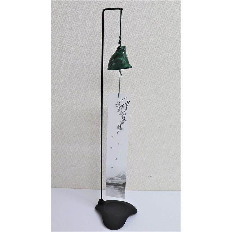 Wind Chime - Frog with Stand Set Nanbu Tekki
