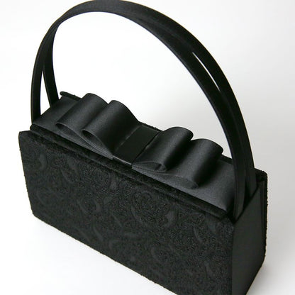 Sac - Jacquard Double Ruban Noir