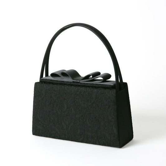 Bag - Double Ribbon Jacquard Black