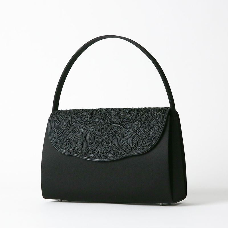 Formal Bag - Cord Embroidery Inner Magnet Closure