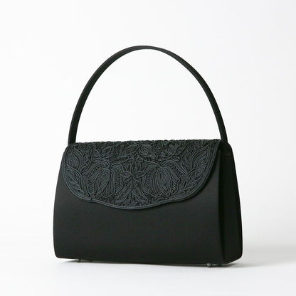 Formal Bag - Cord Embroidery Inner Magnet Closure