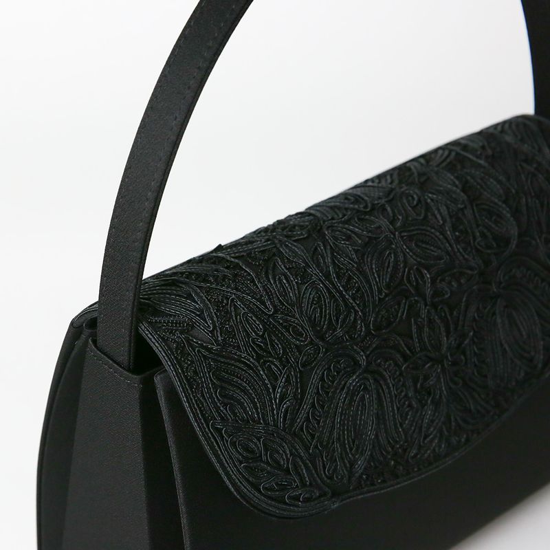 Formal Bag - Cord Embroidery Inner Magnet Closure