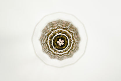 Gold Sake Cup - MANGEKYO Shiho & Mother of Pearl Black