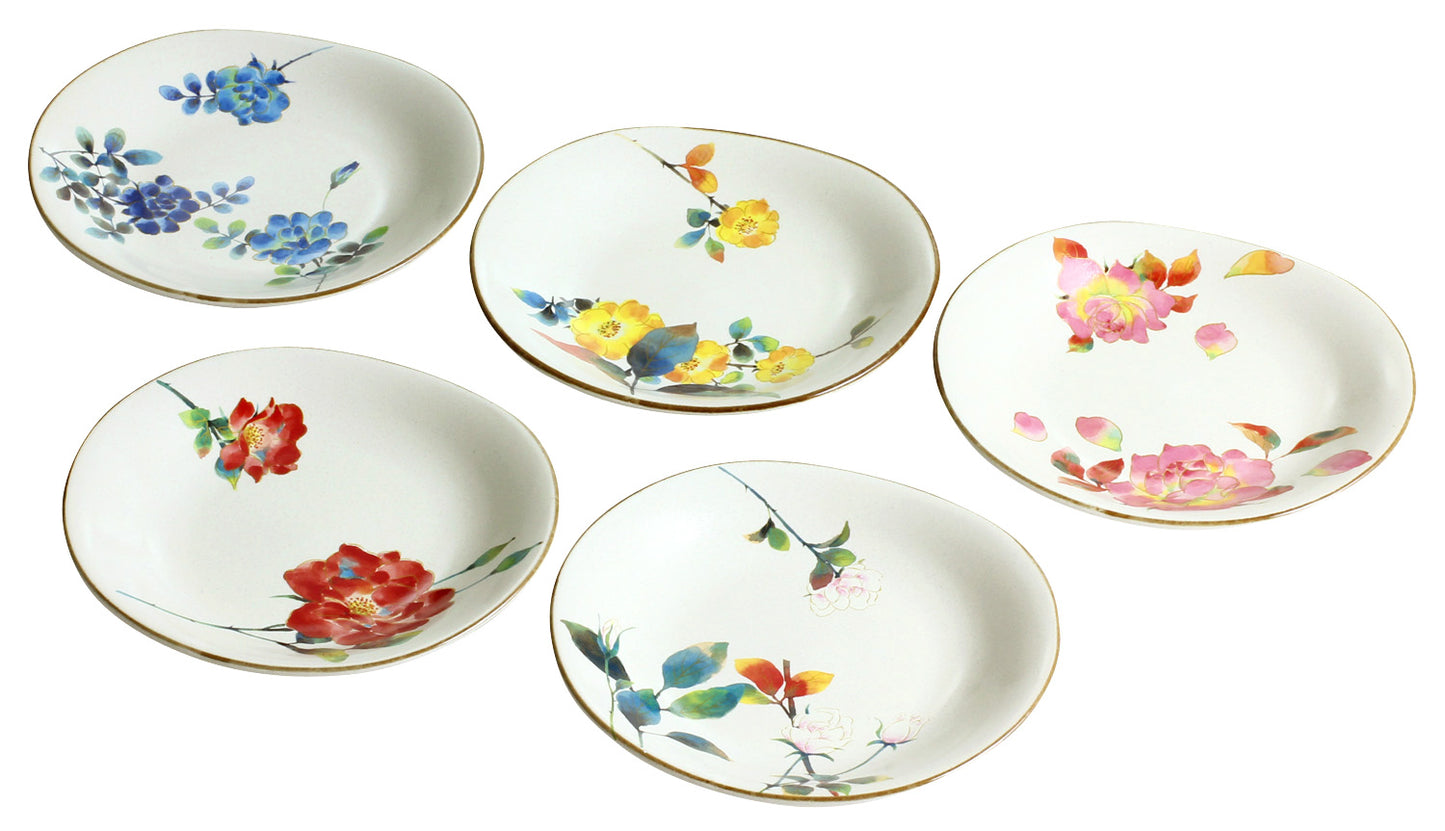 Ceramic-ai Mino Ware Baramiyabi 5 customer Meimeizara assortment Porcelain Rose