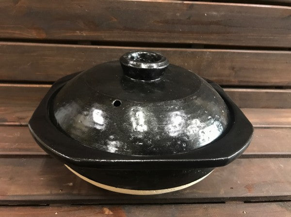 Waon Shigaraki HANG OUT Four Edge POT 10 Saucepan Gas Pottery Japan