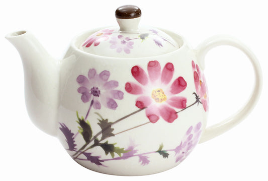 Ceramic-ai Mino Ware Flower and pot Cosmos Porcelain Flower Japan 