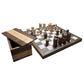 Wooden Chess Set Toys Alder Tactical Board Games Handmade JAPAN KIGOKORO BRAND