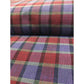 SHIMOGAWA KURUME KASURI Fabric Uneven Thread Check Engine Purple Gray 