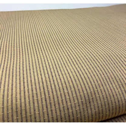 SHIMOGAWA KURUME KASURI Fabric Yame Pongee Striped Yellow 