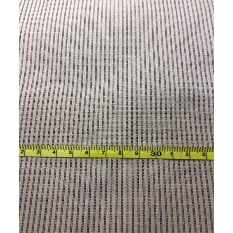 SHIMOGAWA KURUME KASURI Fabric Yame Pongee Striped Yellow 