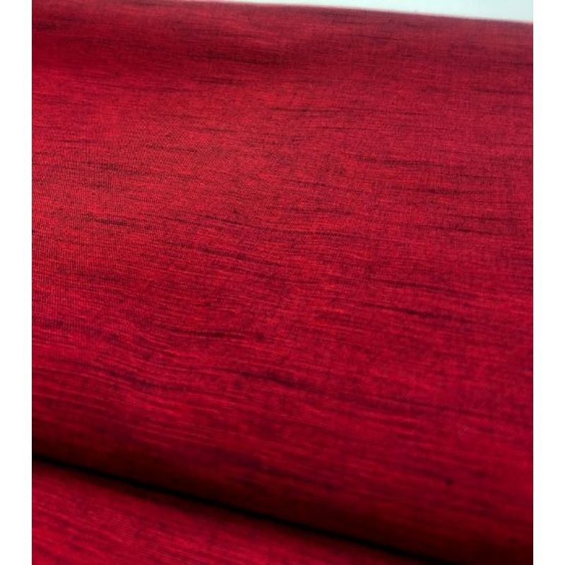 SHIMOGAWA KURUME KASURI Fabric 60/2 2 Thread Red 16/S 
