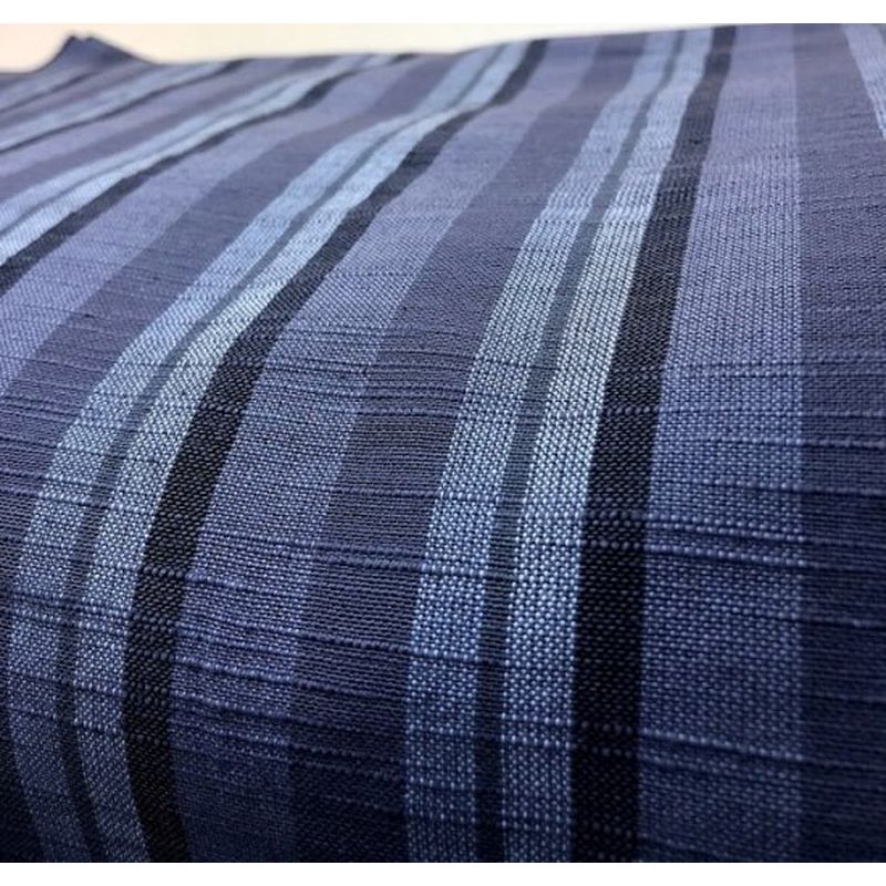 SHIMOGAWA KURUME KASURI Fabric Soft Striped Gray X Gray 