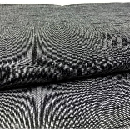 SHIMOGAWA KURUME KASURI Fabric 16 Slab Kushin Gray 