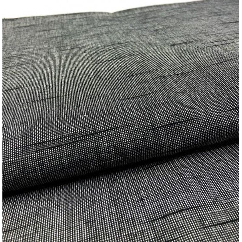 SHIMOGAWA KURUME KASURI Fabric 16 Slab Kushin Gray 