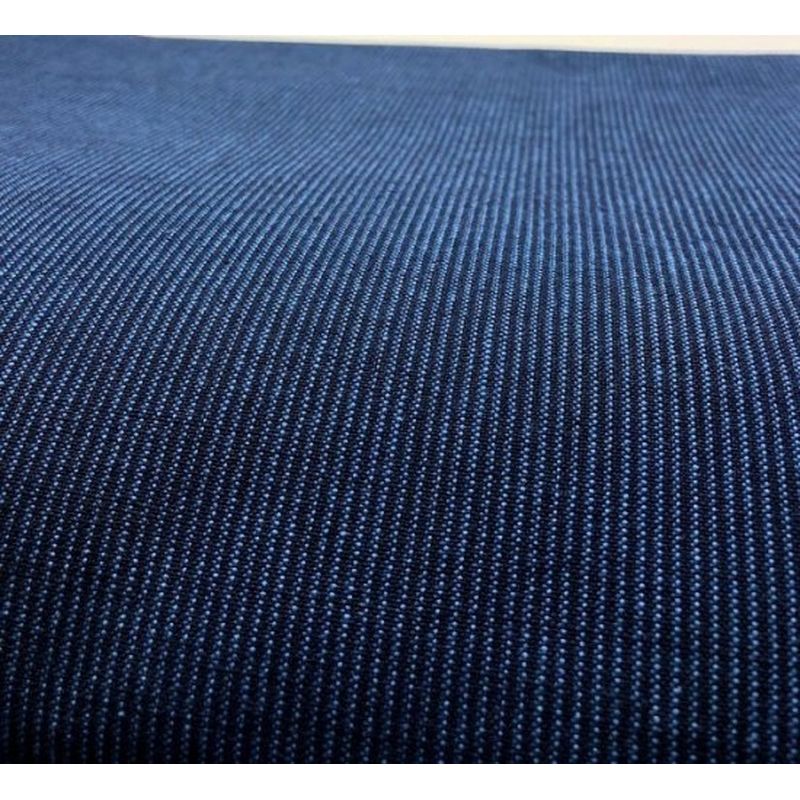 SHIMOGAWA KURUME KASURI Fabric Kochi Bonito Striped Blue 