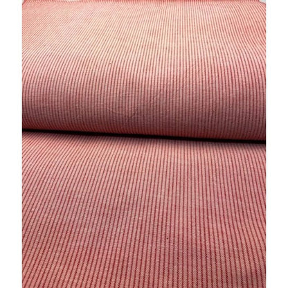 SHIMOGAWA KURUME KASURI Fabric One Striped Pink 