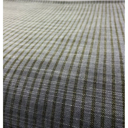 SHIMOGAWA KURUME KASURI Fabric Two Stripes Oysters 