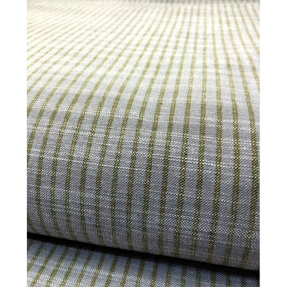 SHIMOGAWA KURUME KASURI Fabric Two Stripes Oysters 